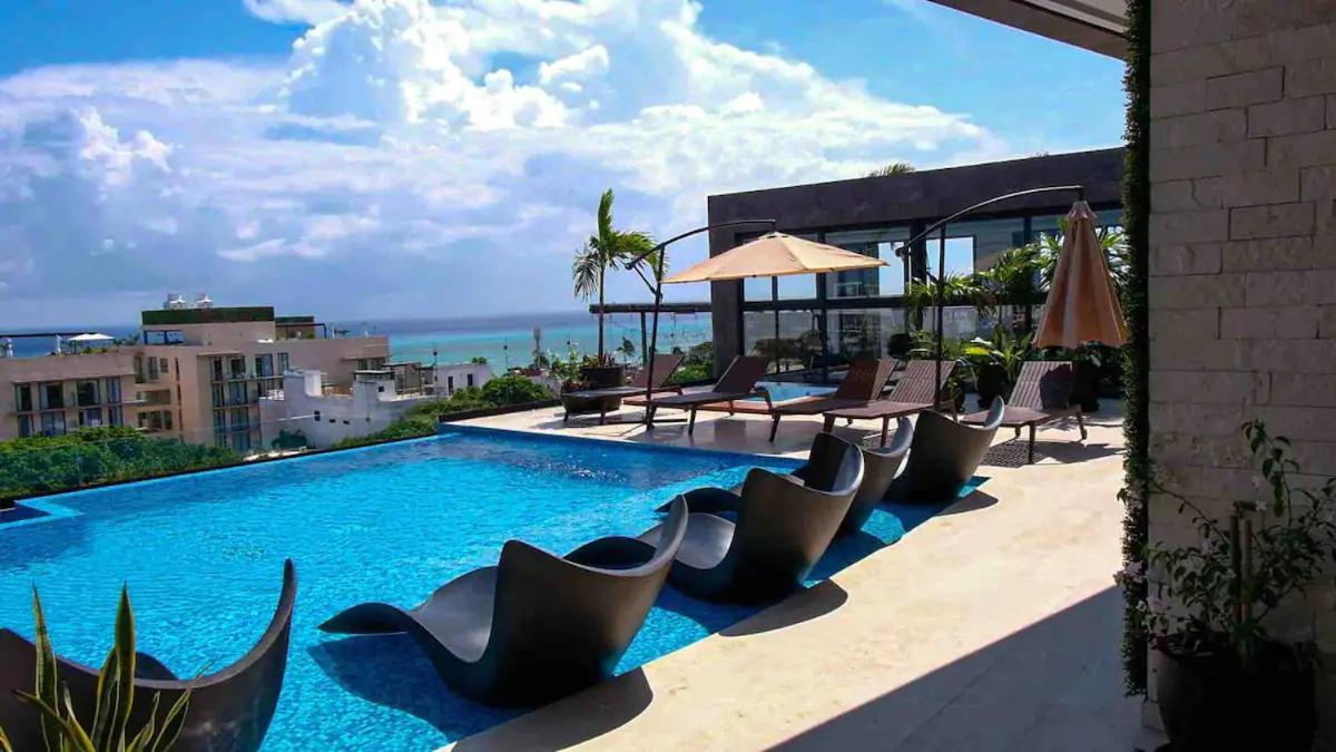 Stayon5A.Av.Penthouse With Privatepool Freeparking Playa del Carmen Eksteriør bilde