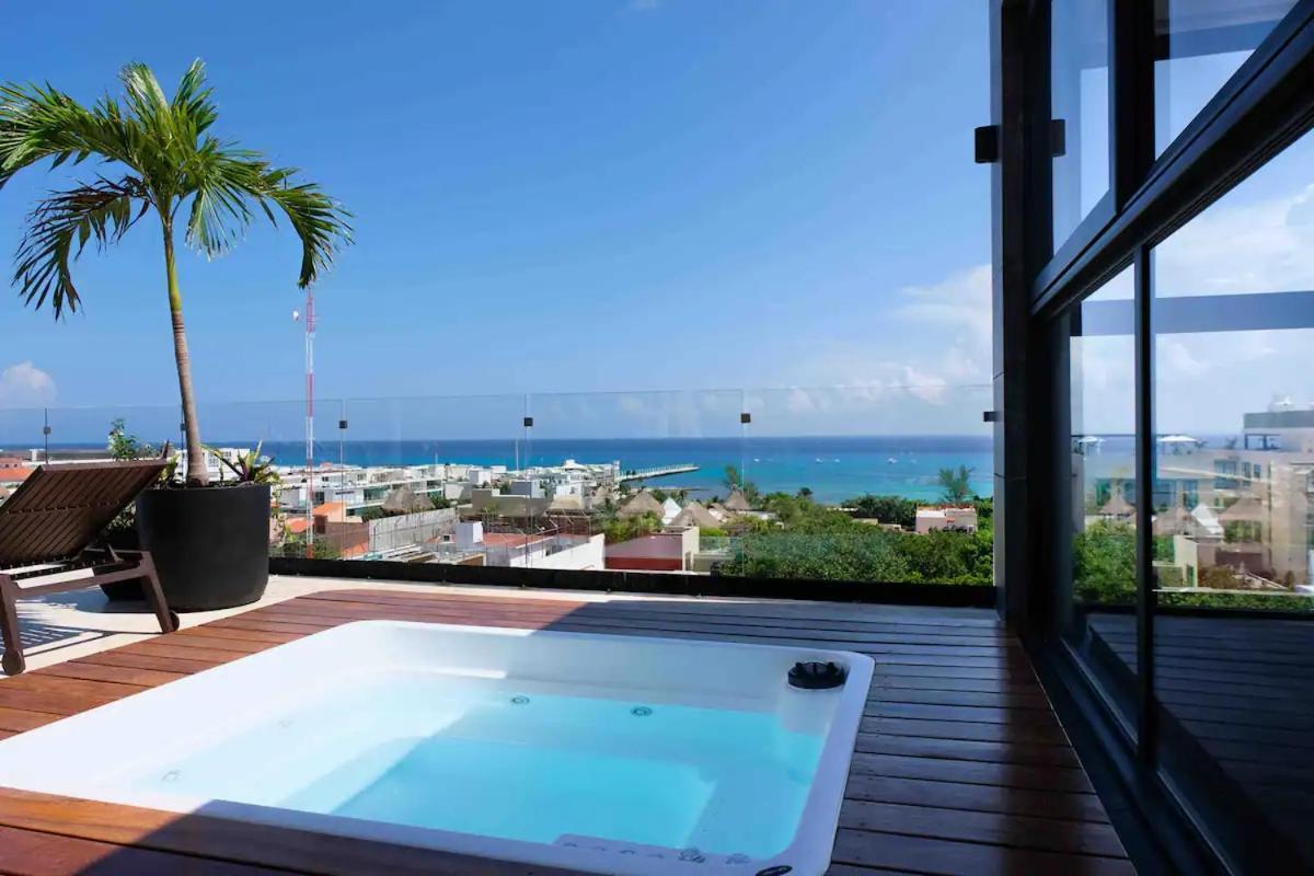 Stayon5A.Av.Penthouse With Privatepool Freeparking Playa del Carmen Eksteriør bilde
